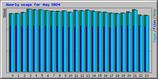 Hourly usage for May 2024